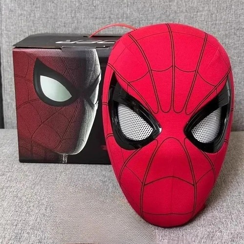 Spider man mask moving - spider-man,